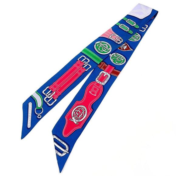 Hermes Silk HARNAIS DES PRESIDENTS Scarf - Picture 1 of 6